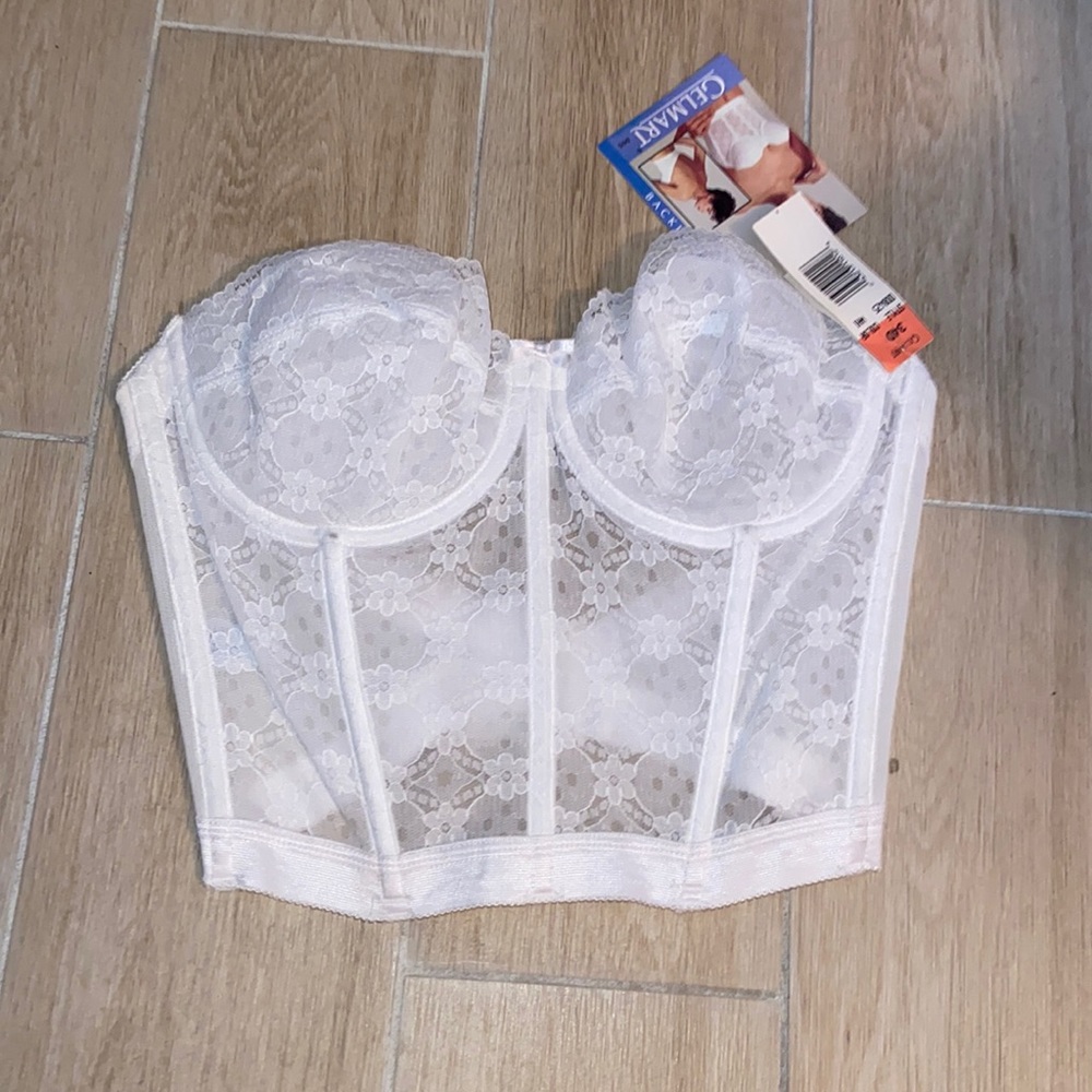 NWT Gel mart backless bustier